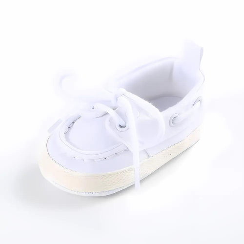 Chaussure élégante blanche pour bébé enfilage facile