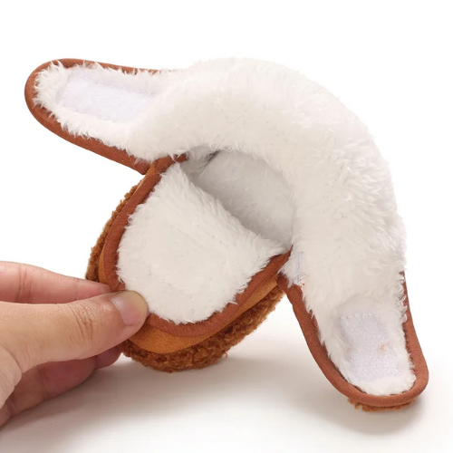 botte bébé chaud baa marron foncé