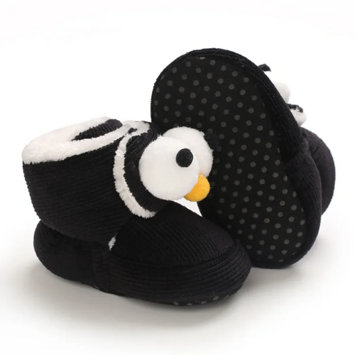 botte bébé chaud mignon noire