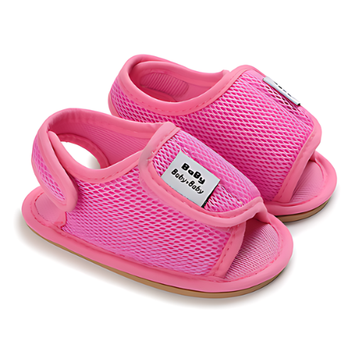 Sandale bébé en maille pink confortable