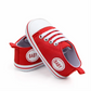 Tennis bébé baby rouge fermeture lacets
