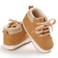 Tennis Bébé Cuir Camel à Lacets doublure chaude