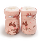 Botte bébé rose motif cerf élégante