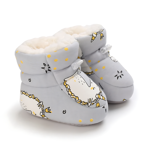 Botte bébé coton motif licorne 