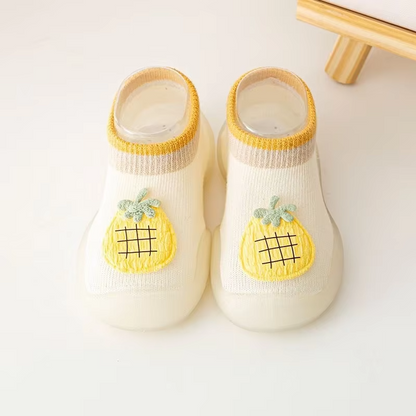 chaussette bebe antiderapante ananas 0 mois a 24 mois