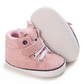 chaussure bébé rose renard mignon