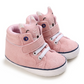 chaussure bébé rose renard