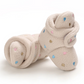 intérieur chaussure bébé rose motif cœur coloré